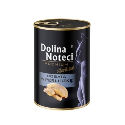 Dolina Noteci Premium mokra karma dla kota po sterylizacji bogata w perliczkę 400 g